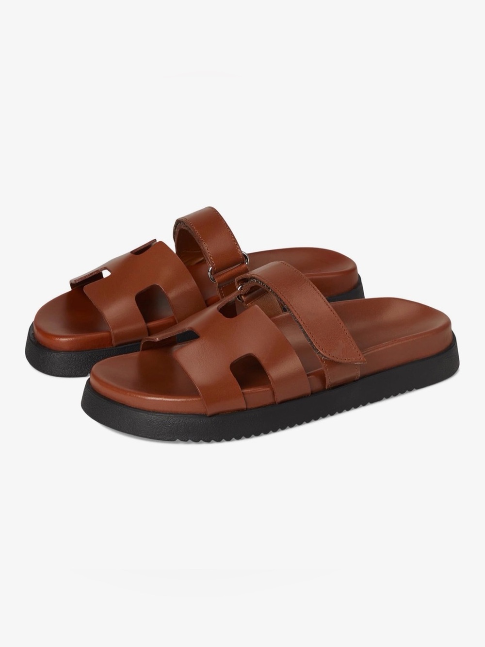 Steve Madden Mayven Leather Slide Sandals
